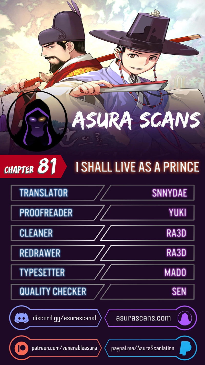 I Shall Live as a Prince - Chapter 81 Page 1