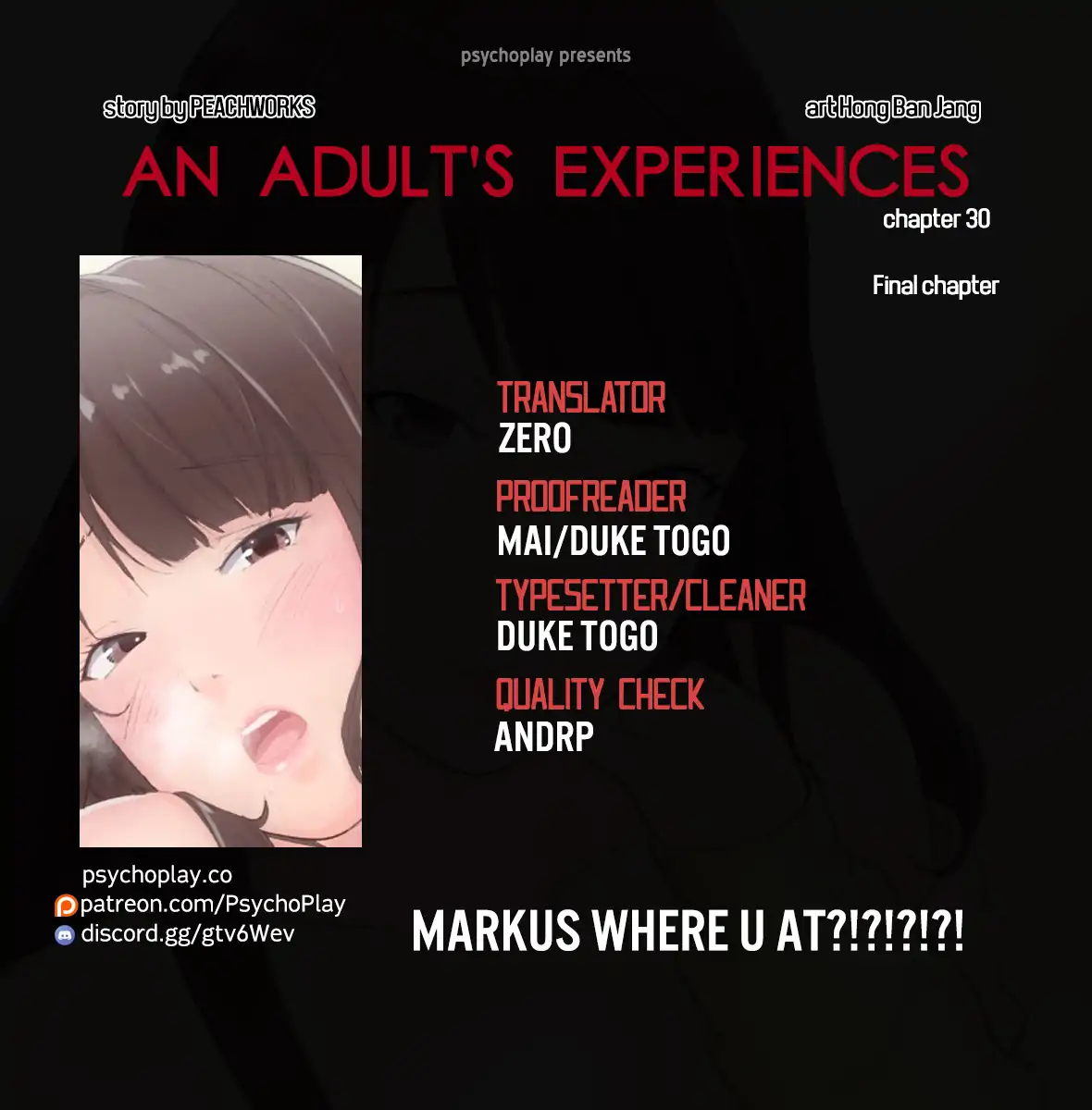An Adult’s Experiences - Chapter 30 Page 1